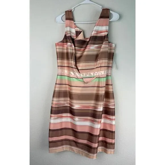 sachin and babi light blue dress ANTONIO MELANI | Dresses | Antonio Melani Womens Pastel Colors Striped Cocktail  Dress Sz 2 Weddingguest